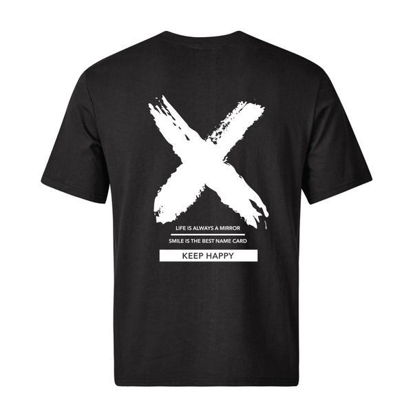 Футболка KEEP HAPPY BLACK FT01-BLK-COT-S-0019 фото